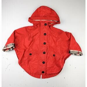 Burberry Red Kids Poncho/Jacket